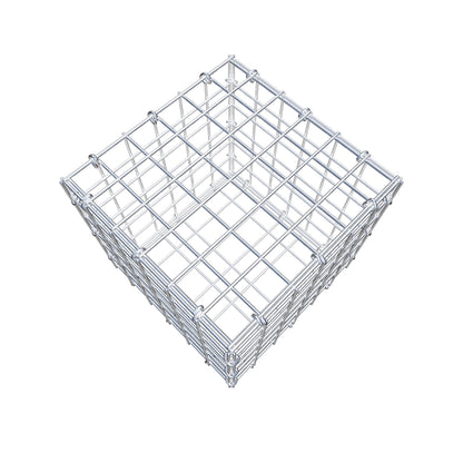Gabbione 30 cm x 30 cm x 30 cm (L x H x P), maglia 5 cm x 5 cm, anello a C