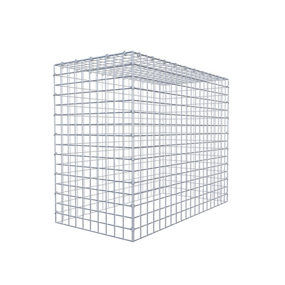Type 3 oplegkorf 100 cm x 80 cm x 50 cm (L x H x D), maaswijdte 5 cm x 5 cm, C-ring