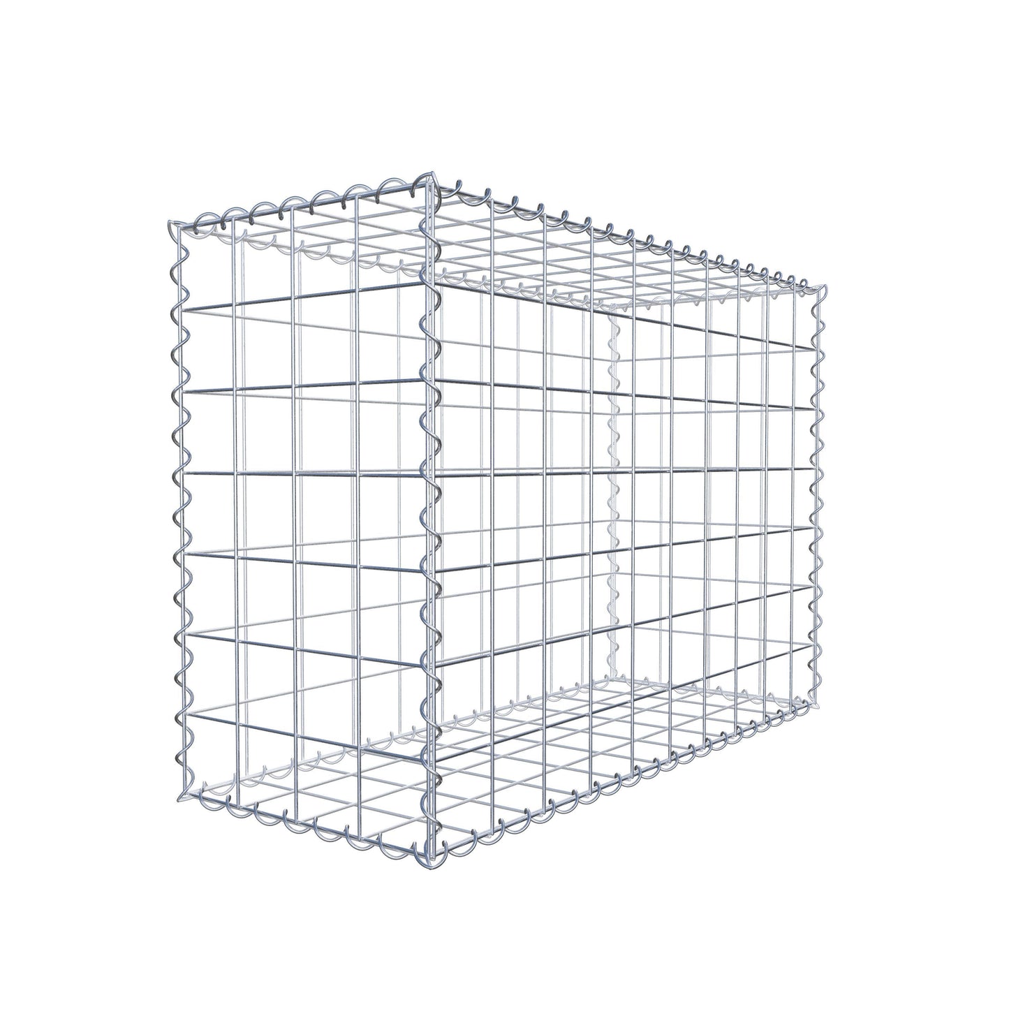 Gabion 100 cm x 70 cm x 40 cm (L x H x P), mailles 10 cm x 10 cm, spirale