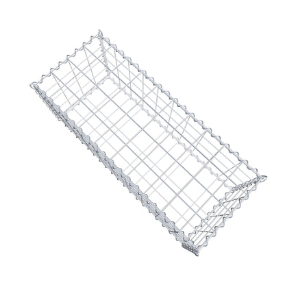 Gabion 100 cm x 40 cm x 40 cm (L x H x D), maskestørrelse 10 cm x 10 cm, spiral