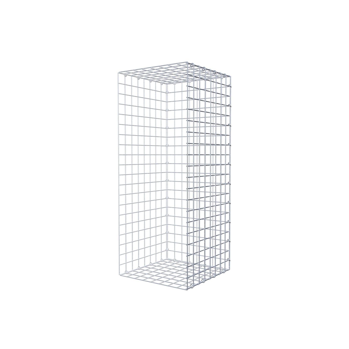 Type 2 oplegkorf 100 cm x 40 cm x 40 cm (L x H x D), maaswijdte 5 cm x 5 cm, C-ring