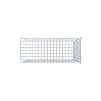 Add-on schanskorf type 4 100 cm x 100 cm x 40 cm (L x H x D), maaswijdte 5 cm x 5 cm, spiraalvormig