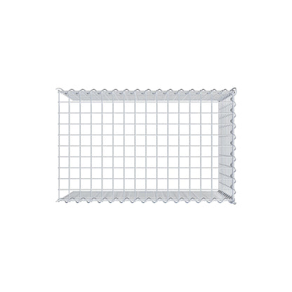 Grown-on gabion type 4 80 cm x 50 cm x 50 cm (L x H x D), mesh size 5 cm x 5 cm, spiral