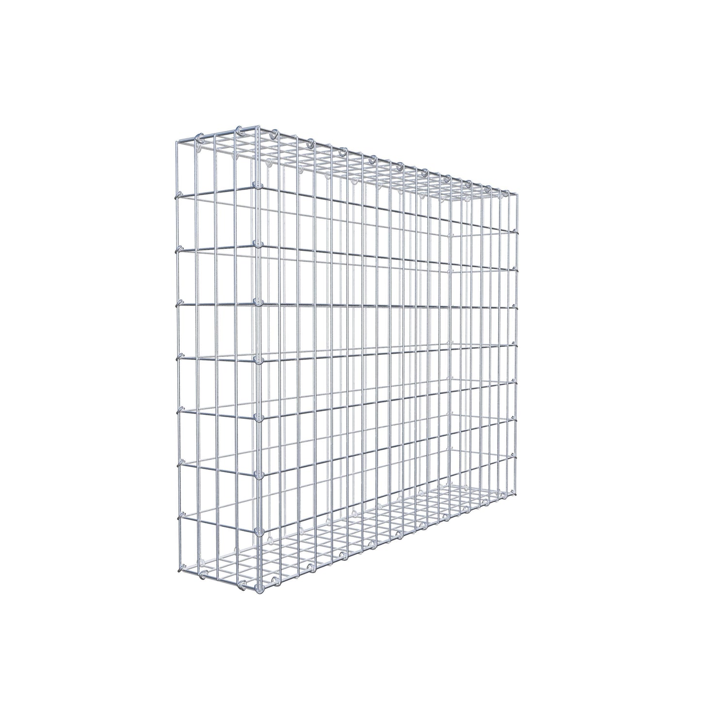 Schanskorf 100 cm x 80 cm x 20 cm (L x H x D), maaswijdte 5 cm x 10 cm, C-ring