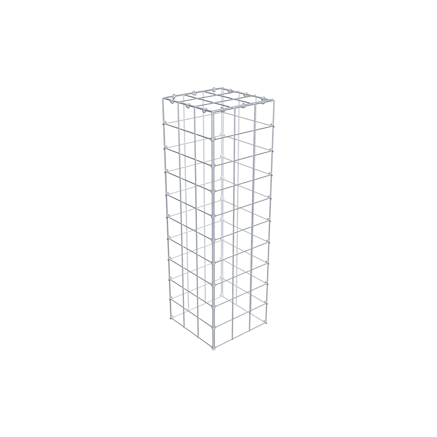 Gavión complementario de tipo 3 100 cm x 30 cm x 30 cm (L x A x P), malla 10 cm x 10 cm, anillo en C