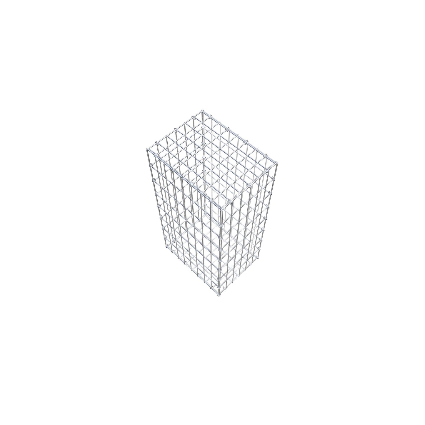 Schanskorf 80 cm x 40 cm x 30 cm (L x H x D), maaswijdte 5 cm x 10 cm, C-ring
