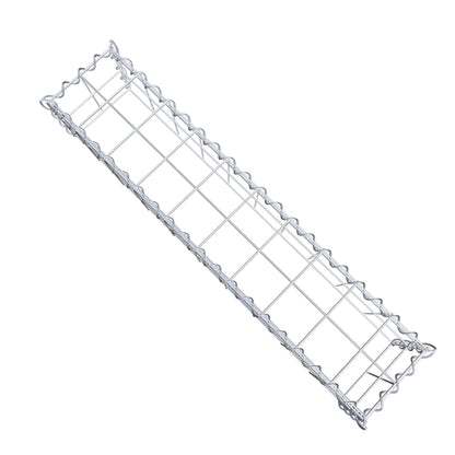 Gavión complementario tipo 3 100 cm x 20 cm x 20 cm (L x A x P), malla 10 cm x 10 cm, espiral