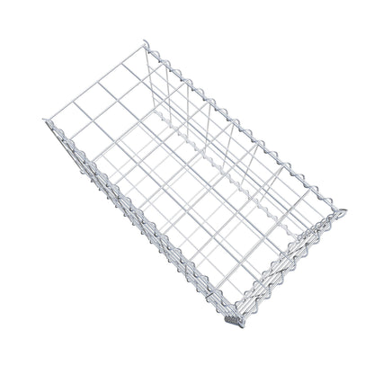 Gabion rapporté type 2 80 cm x 40 cm x 40 cm (L x H x P), mailles 10 cm x 10 cm, spirale