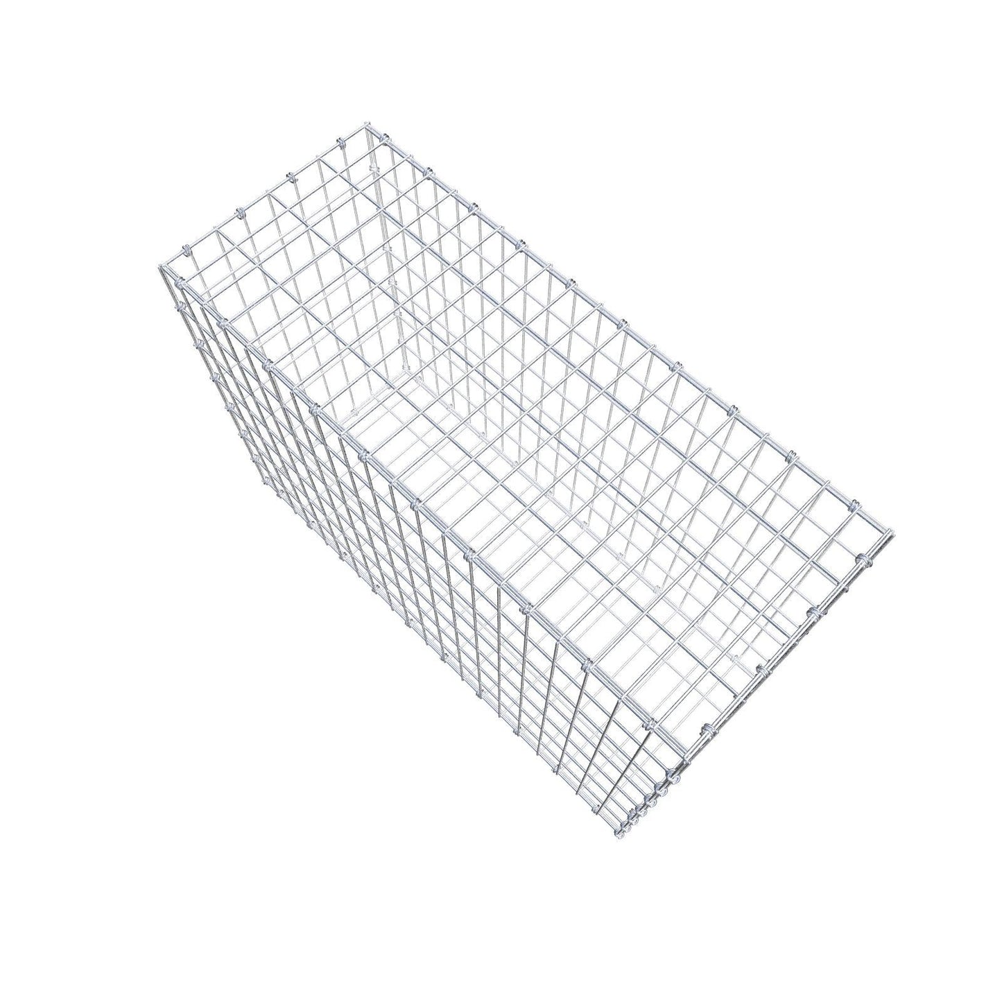 Schanskorf 100 cm x 70 cm x 40 cm (L x H x D), maaswijdte 5 x 10 cm, spiraalring