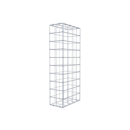 Gabião 100 cm x 40 cm x 20 cm (C x A x P), malhagem 10 cm x 10 cm, anel C