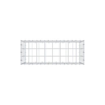 Gabião 80 cm x 40 cm x 30 cm (C x A x P), malhagem 10 cm x 10 cm, anel C