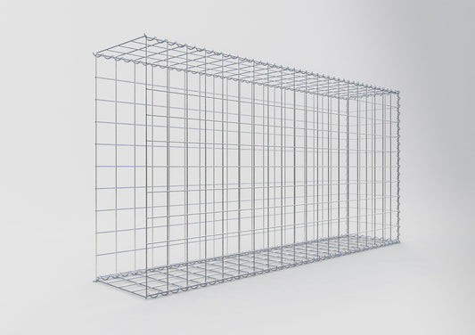 Add-on schanskorf type 2 200 cm x 100 cm x 40 cm (L x H x D), maaswijdte 10 cm x 10 cm, spiraal