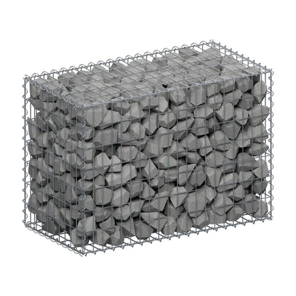 Gabion 100 cm x 70 cm x 50 cm (L x H x P), mailles 5 cm x 10 cm, spirale