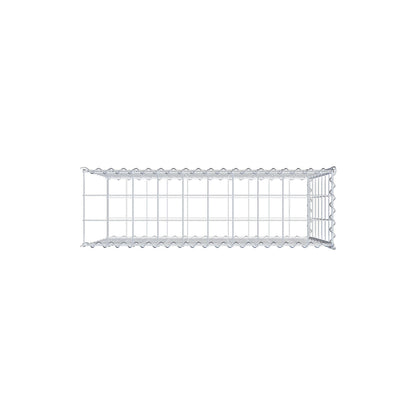 Aangegroeide schanskorf type 2 100 cm x 70 cm x 30 cm (L x H x D), maaswijdte 10 cm x 10 cm, spiraal