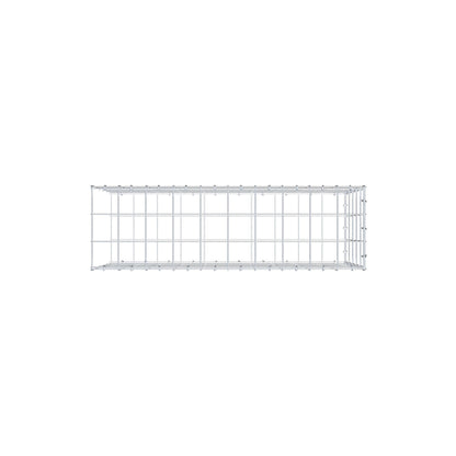 Anbaugabione Typ 2 100 cm x 50 cm x 30 cm (L x H x T), Maschenweite 10 cm x 10 cm, C-Ring