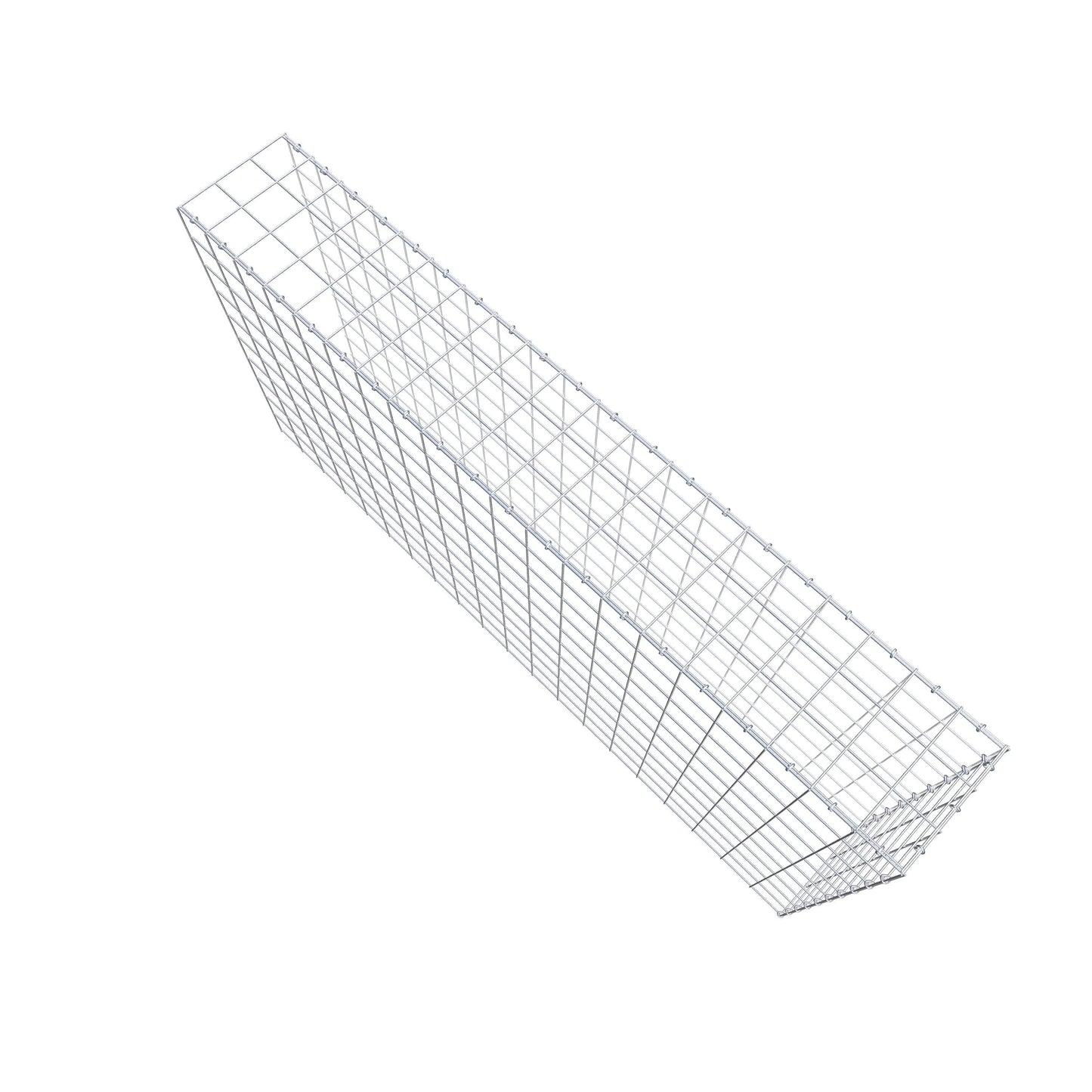 Gabião Tipo 4 200 cm x 100 cm x 30 cm (C x A x P), malhagem 10 cm x 10 cm, anel C