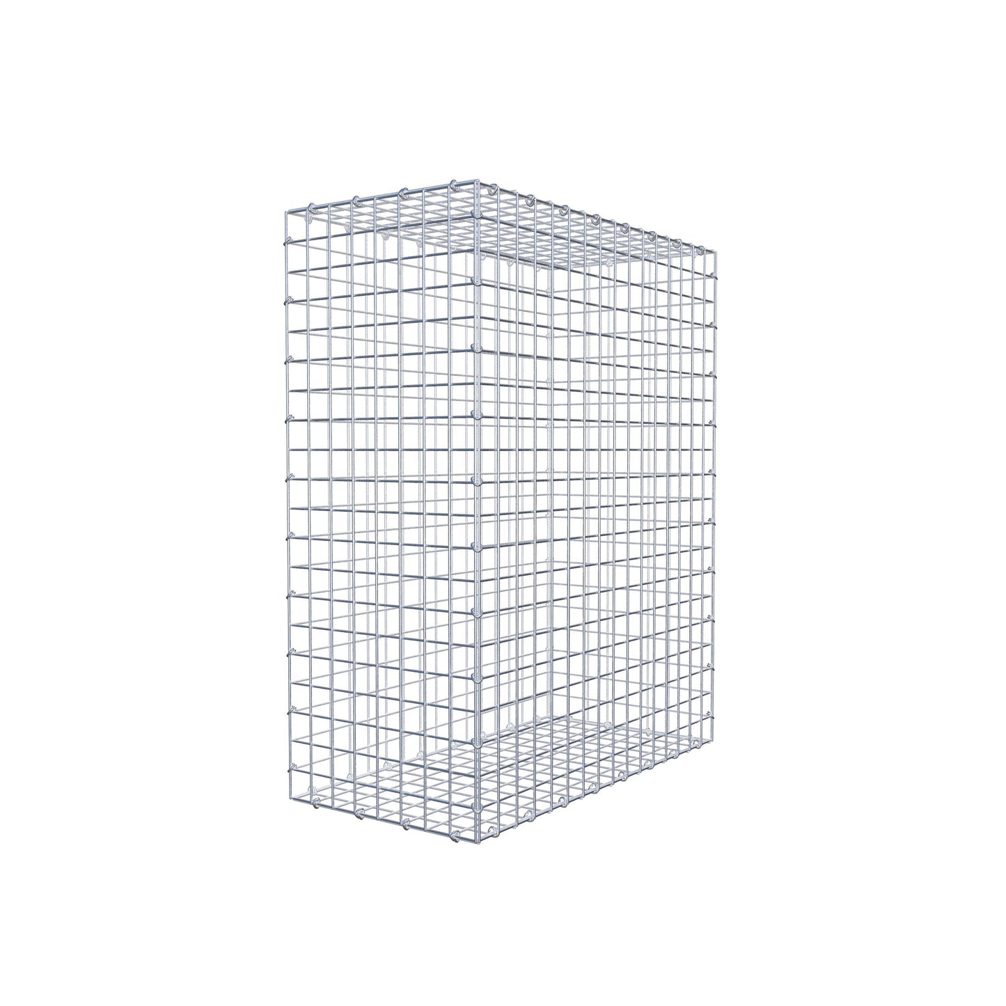 Gabião 100 cm x 80 cm x 40 cm (C x A x P), malhagem 5 cm x 5 cm, anel C