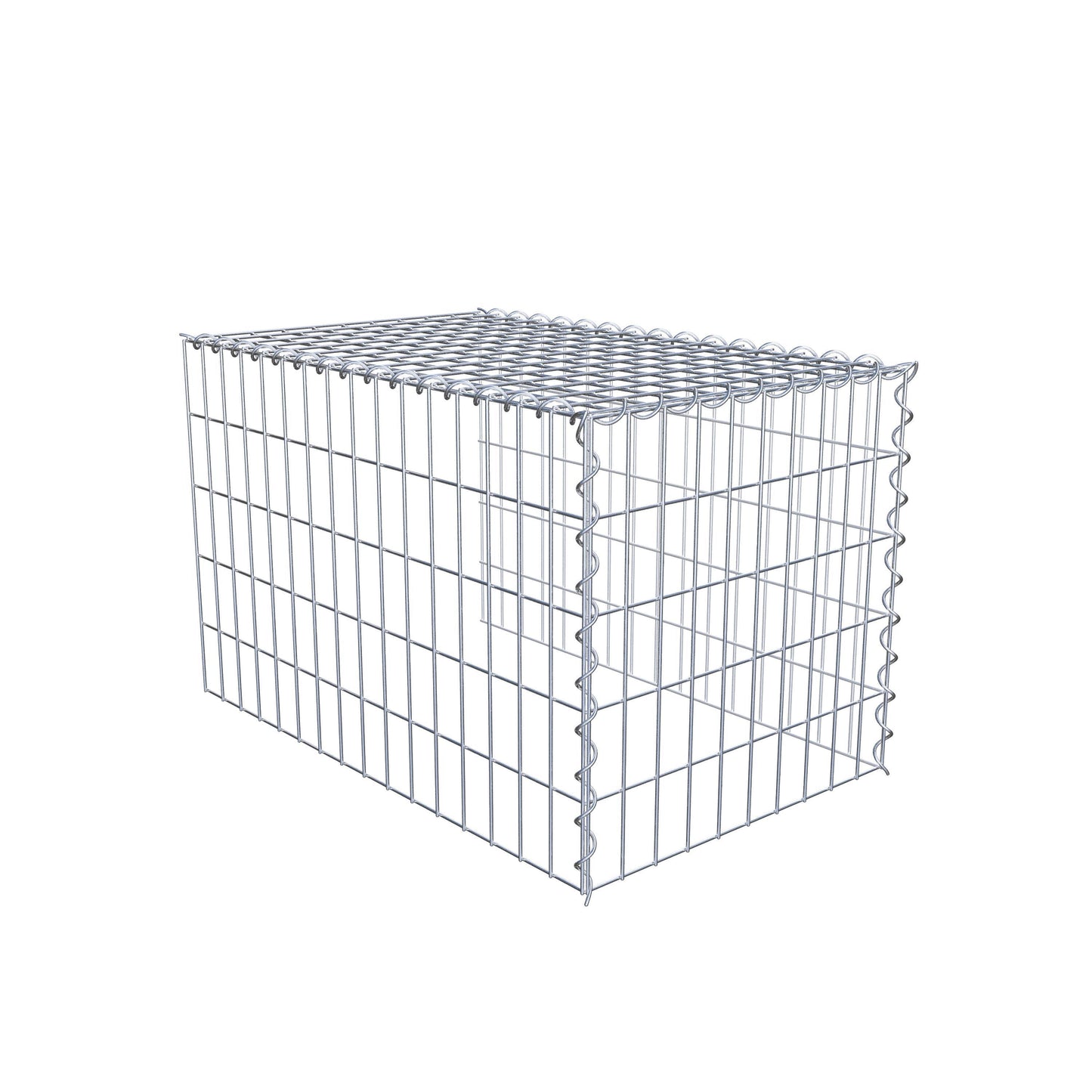 Fourche rapportée type 4 80 cm x 50 cm x 50 cm (L x H x P), mailles 5 cm x 10 cm, spirale