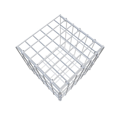 Gabião tipo 2 30 cm x 30 cm x 30 cm, malhagem 5 cm x 10 cm, anel C