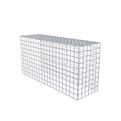 Type 4 oplegkorf 100 cm x 50 cm x 30 cm (L x H x D), maaswijdte 5 cm x 5 cm, C-ring