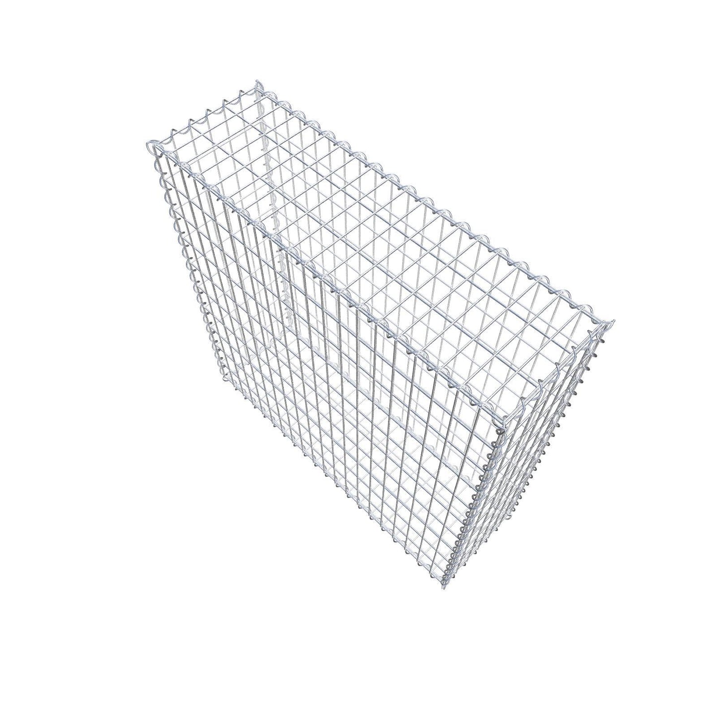 Set van 2 schanskorven 100 cm x 100 cm x 30 cm (L x H x D), maaswijdte 5 x 10 cm, spiraalvormig