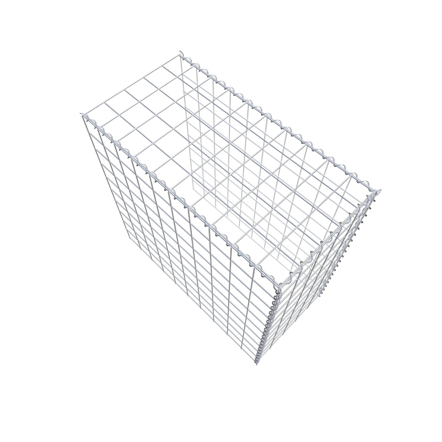 Add-on schanskorf type 4 100 cm x 100 cm x 50 cm (L x H x D), maaswijdte 10 cm x 10 cm, spiraal