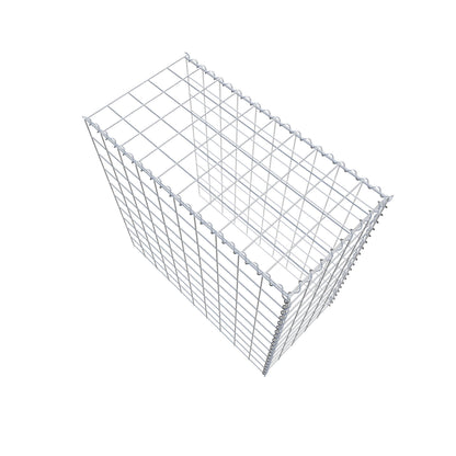 Add-on schanskorf type 4 100 cm x 100 cm x 50 cm (L x H x D), maaswijdte 10 cm x 10 cm, spiraal