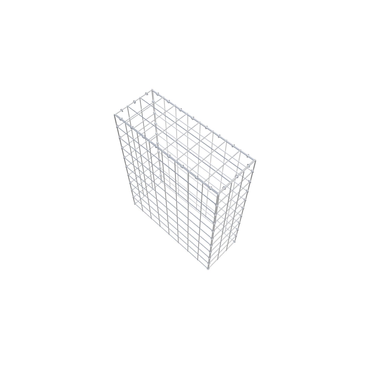 Anbaugabione Typ 3 100 cm x 80 cm x 30 cm (L x H x T), Maschenweite 10 cm x 10 cm, C-Ring