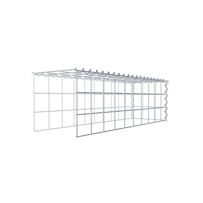 Gabião Tipo 4 100 cm x 30 cm x 30 cm (C x A x P), malhagem 10 cm x 10 cm, espiral
