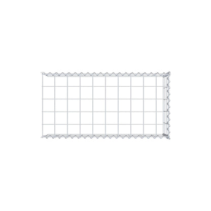 Add-on schanskorf type 4 100 cm x 30 cm x 50 cm (L x H x D), maaswijdte 10 cm x 10 cm, spiraalvormig