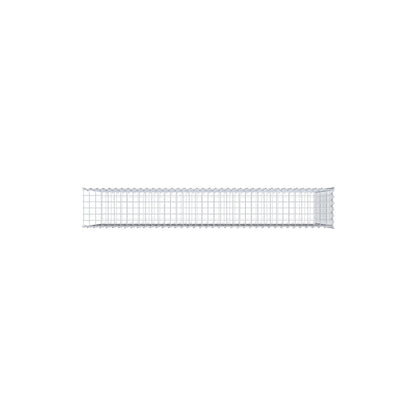 Opvokset gabion type 2 200 cm x 100 cm x 30 cm (L x H x D), maskestørrelse 5 cm x 5 cm, spiral