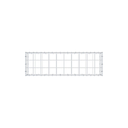 Gabion 100 cm x 20 cm x 30 cm (L x H x D), maskestørrelse 10 cm x 10 cm, C-ring