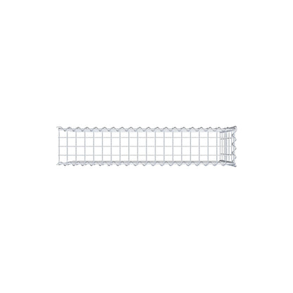 Add-on schanskorf type 4 100 cm x 60 cm x 20 cm (L x H x D), maaswijdte 5 cm x 10 cm, spiraalvormig