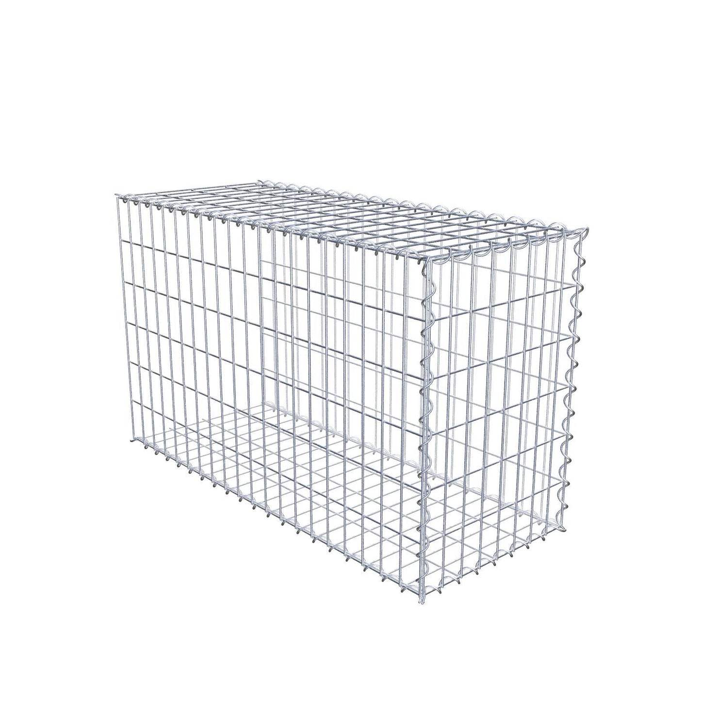 Add-on schanskorf type 2 100 cm x 60 cm x 40 cm (L x H x D), maaswijdte 5 cm x 10 cm, spiraalvormig