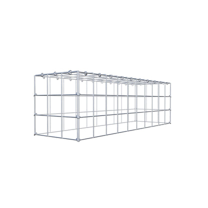 Gavión complementario de tipo 3 100 cm x 30 cm x 30 cm (L x A x P), malla 10 cm x 10 cm, anillo en C