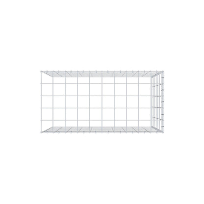 Opzetpaal type 4 100 cm x 70 cm x 50 cm (L x H x D), maaswijdte 10 cm x 10 cm, C-ring