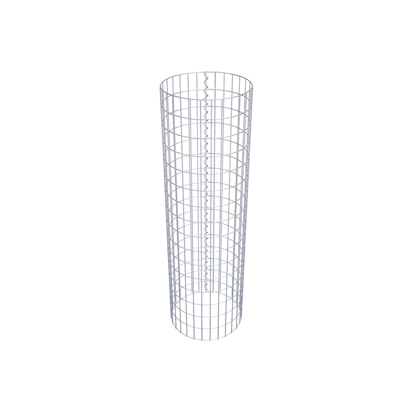 Gabionensäule rund 47 cm Durchmesser, 160 cm Höhe, Maschenweite 5 cm x 10 cm