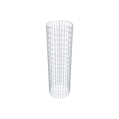 Gabionensäule rund 47 cm Durchmesser, 160 cm Höhe, Maschenweite 5 cm x 10 cm
