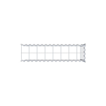 Add-on schanskorf type 4 80 cm x 40 cm x 20 cm (L x H x D), maaswijdte 10 cm x 10 cm, spiraalvormig
