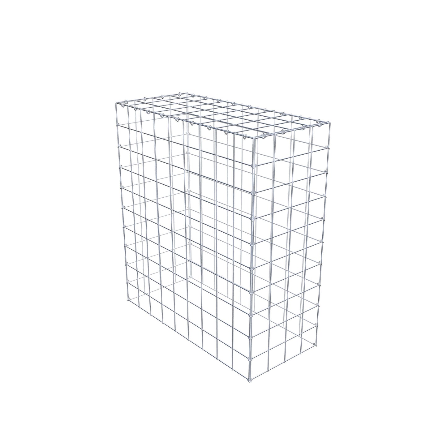 Gabião Tipo 3 100 cm x 90 cm x 40 cm (C x A x P), malhagem 10 cm x 10 cm, anel C