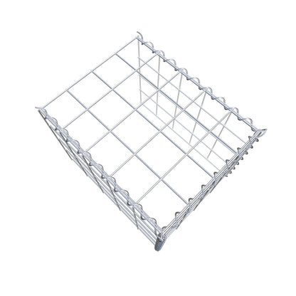 Add-on schanskorf type 4 50 cm x 40 cm x 40 cm (L x H x D), maaswijdte 10 cm x 10 cm, spiraal