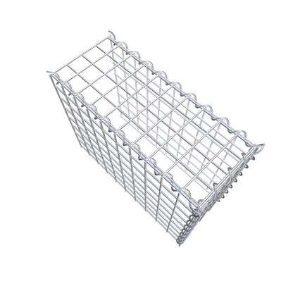 Add-on schanskorf type 4 50 cm x 40 cm x 20 cm (L x H x D), maaswijdte 5 cm x 5 cm, spiraalvormig