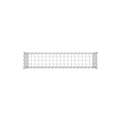 Gavión complementario tipo 3 100 cm x 40 cm x 20 cm (L x A x P), malla 5 cm x 5 cm, espiral