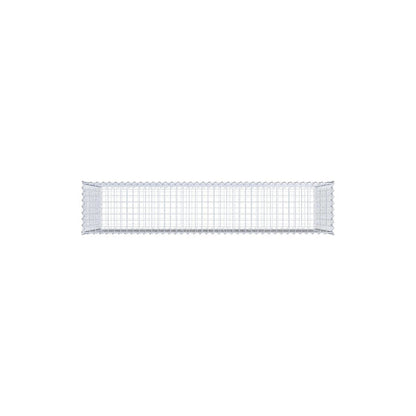 Schanskorf 200 cm x 100 cm x 40 cm (L x H x D), maaswijdte 5 cm x 5 cm, spiraalvormig