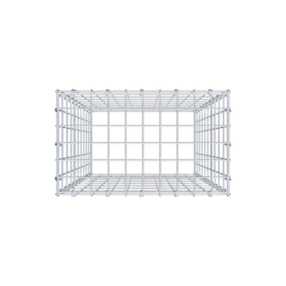Fourche rapportée type 3 100 cm x 50 cm x 30 cm (L x H x P), mailles 5 cm x 10 cm, anneau C