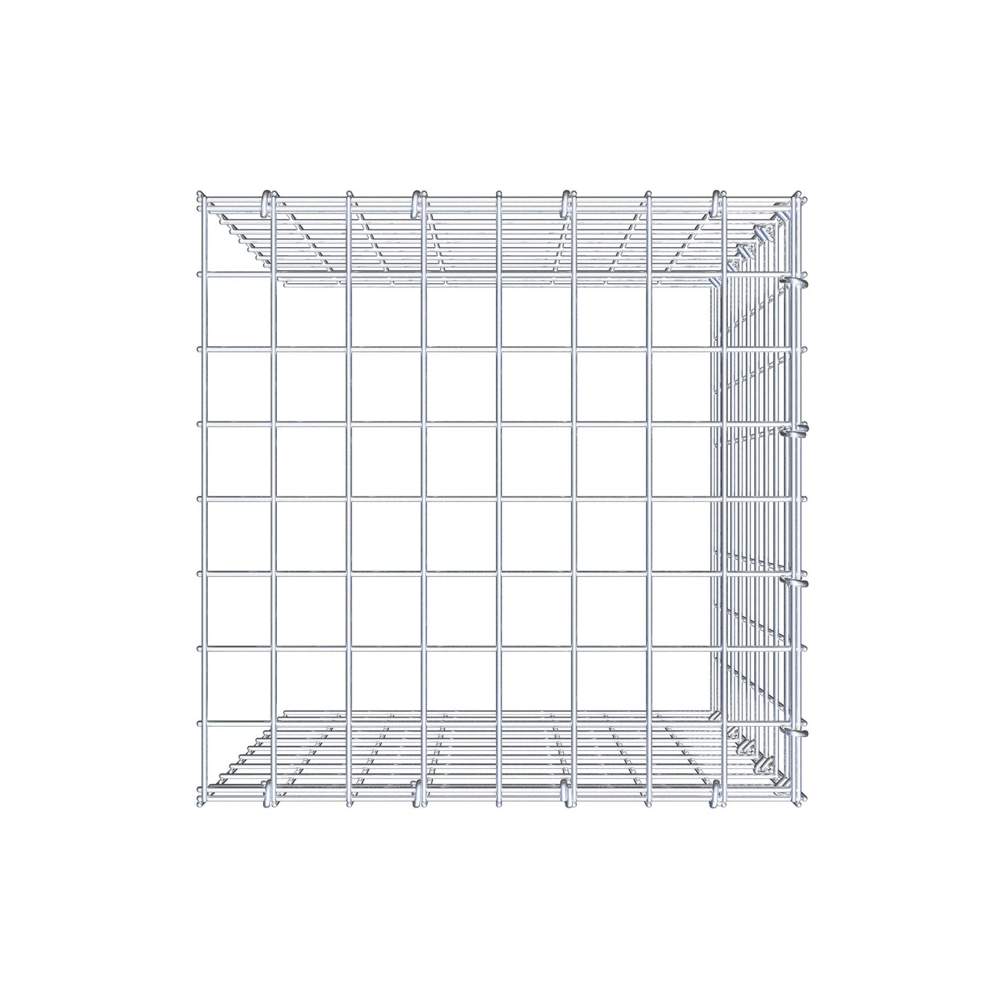 Toegevoegde pool type 4 50 cm x 40 cm x 40 cm (L x H x D), maaswijdte 5 cm x 5 cm, C-ring