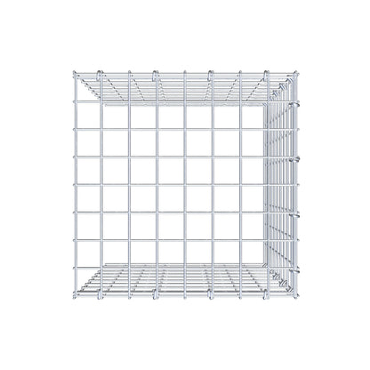 Toegevoegde pool type 4 50 cm x 40 cm x 40 cm (L x H x D), maaswijdte 5 cm x 5 cm, C-ring