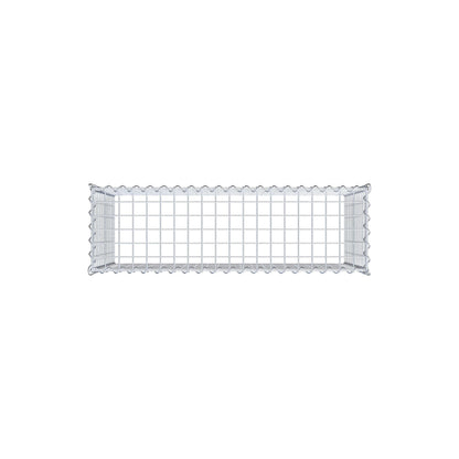 Gabbione aggiuntivo tipo 3 100 cm x 60 cm x 30 cm (L x A x P), dimensione maglia 5 cm x 5 cm, a spirale