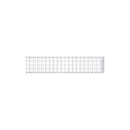 Monteret gabion type 2 100 cm x 20 cm x 20 cm (L x H x D), maskestørrelse 5 cm x 5 cm, C-ring