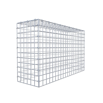 Gavión complementario de tipo 3 100 cm x 60 cm x 30 cm (largo x alto x fondo), malla 5 cm x 5 cm, anillo en C